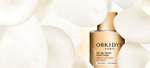 Orkidys, eine sichere Formulierung. Orkidys bietet Anti-Aging-Pflege mit hochkonzentrierten, mit Orchidee und Kollagen angereicherten Formeln. Effiziente Pflege, made in France, sensorisch und verfeinert.