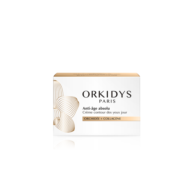 Orkidys - Absolute anti-aging care - Daytime eye contour enriched with orchid and collagen - Concentrated formula - Visible results - Moisturizes, plumps, protects against aggressions, reduces wrinkles - Made in France - Image 3