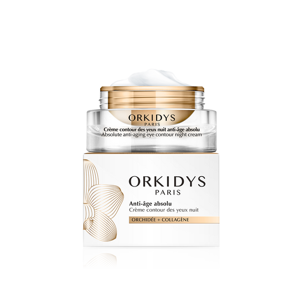 Orkidys - Absolute anti-aging care - Night eye contour enriched with orchid and collagen - Concentrated formula - Visible results - Hydrates, plumps, protects against aggressions, reduces wrinkles - Made in France - Image 2
