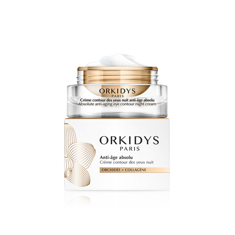 Orkidys - Absolute anti-aging care - Night eye contour enriched with orchid and collagen - Concentrated formula - Visible results - Hydrates, plumps, protects against aggressions, reduces wrinkles - Made in France - Image 2