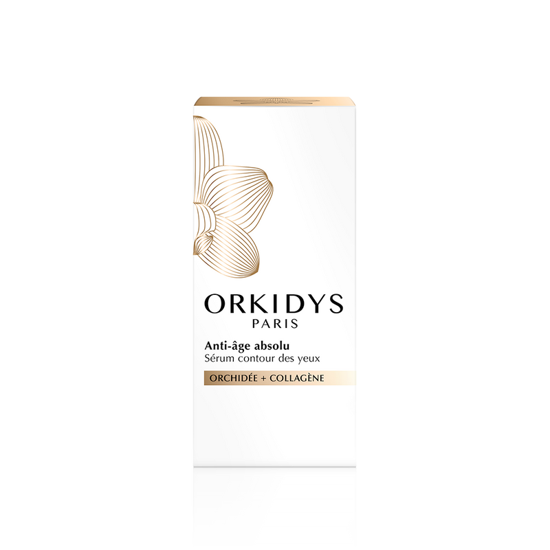 Orkidys - Absolute anti-aging care - Eye contour serum enriched with orchid and collagen - Concentrated formula - Visible results - Moisturizes, plumps, protects against aggressions, reduces wrinkles - Made in France - Image 3