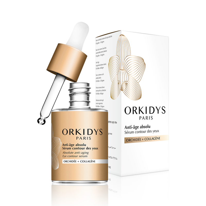 Orkidys - Absolute anti-aging care - Eye contour serum enriched with orchid and collagen - Concentrated formula - Visible results - Moisturizes, plumps, protects against aggressions, reduces wrinkles - Made in France - Image 4