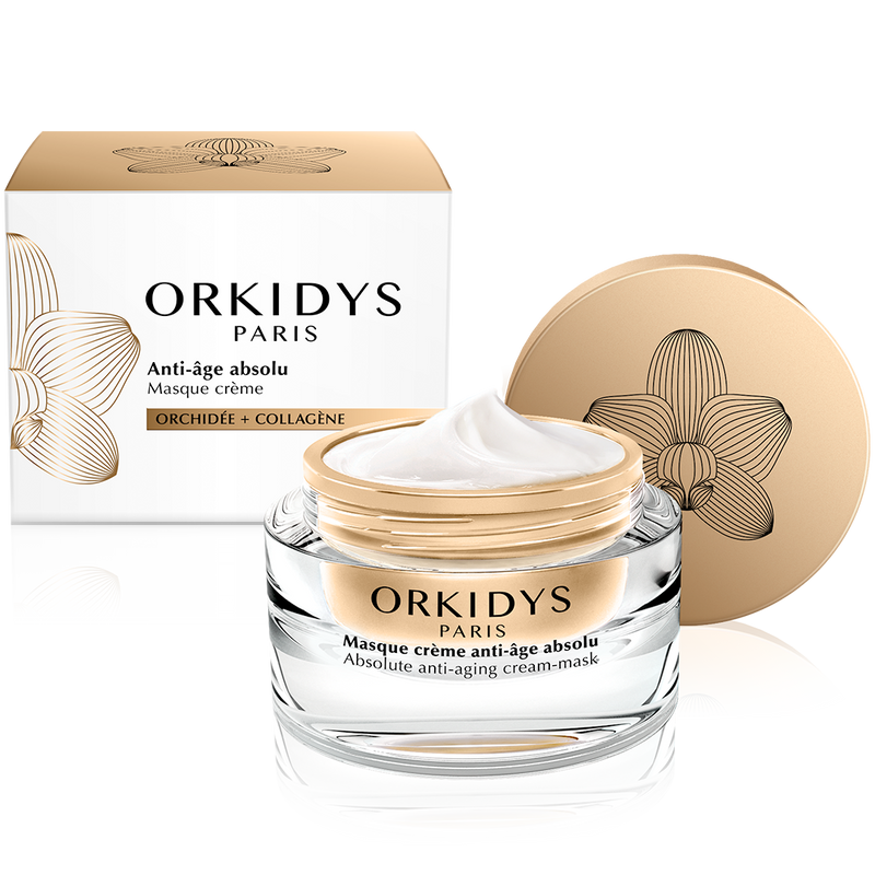 Orkidys - absolute anti-ageing care - Cream mask enriched with orchid and collagen - Concentrated formula - Visible results - Hydrates, plumps, protects against aggressions, reduces wrinkles - Made in France - Image 1
