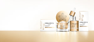 Cuidado absoluto anti-edad Orkidys - Compromisos de marca - Eficaz, sensorial, refinado y 100% made in France care.